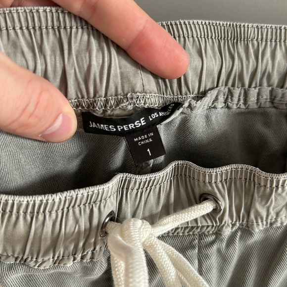 James Perse draw string twill pants size 1 (31) - Picture 3 of 4